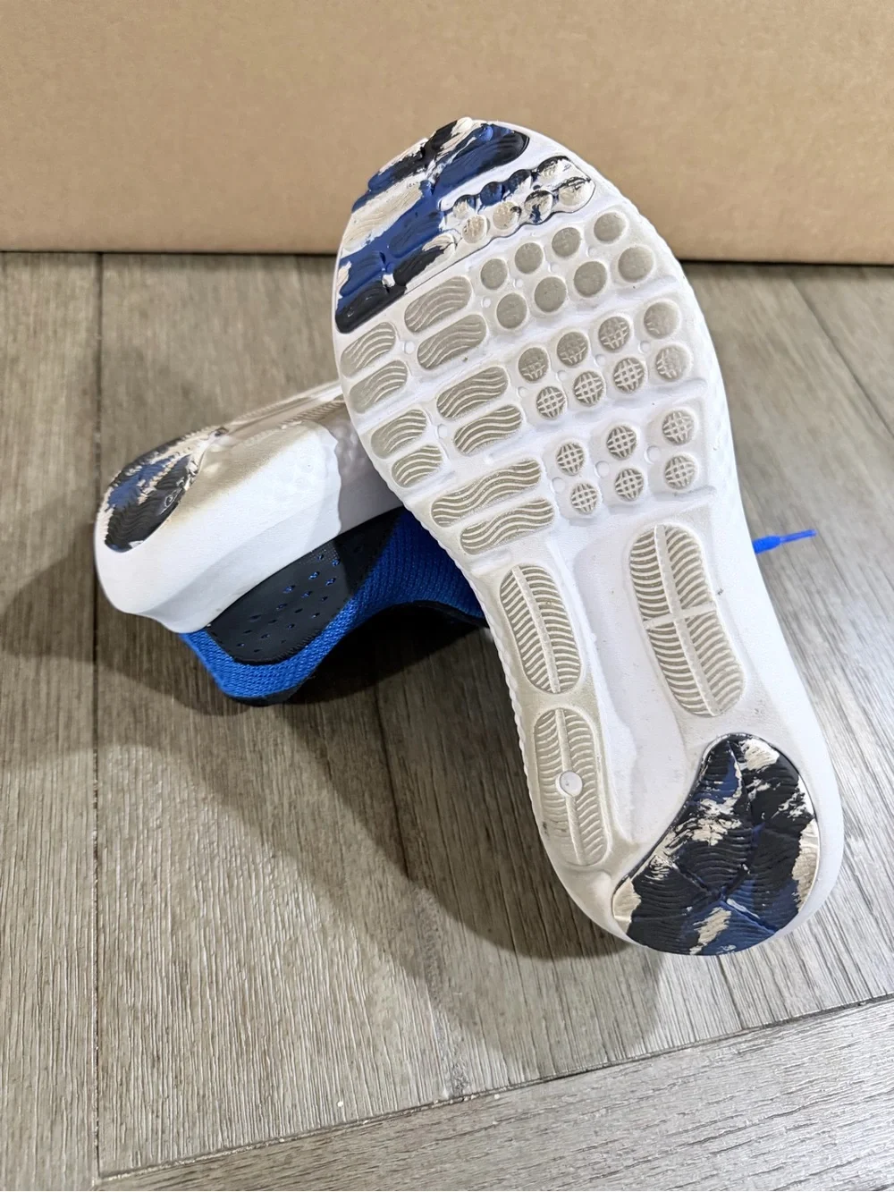 Under Armour Blue Kids Running Shoes